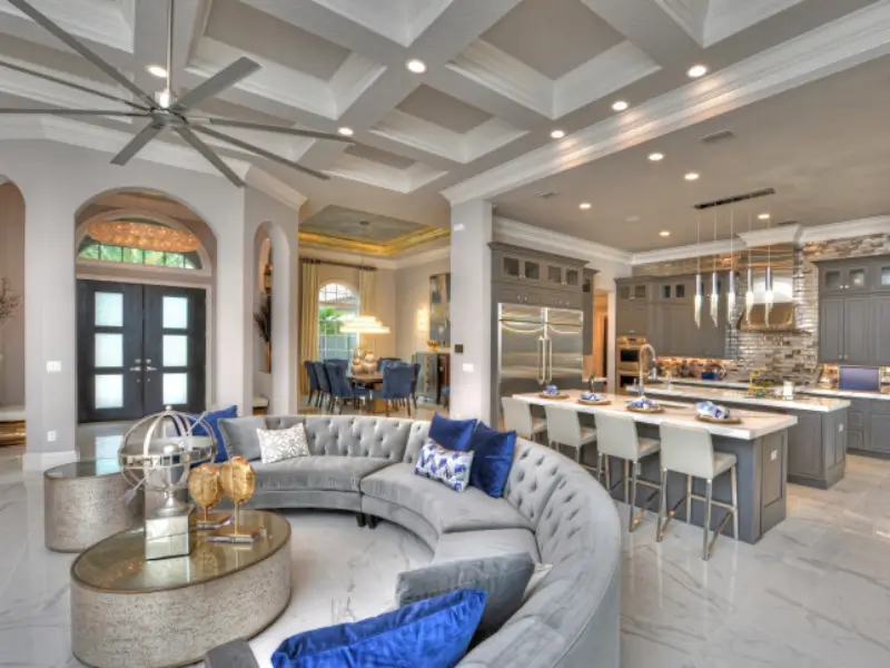 custom home construction in kirkland with spacious backyard and contemporary design
